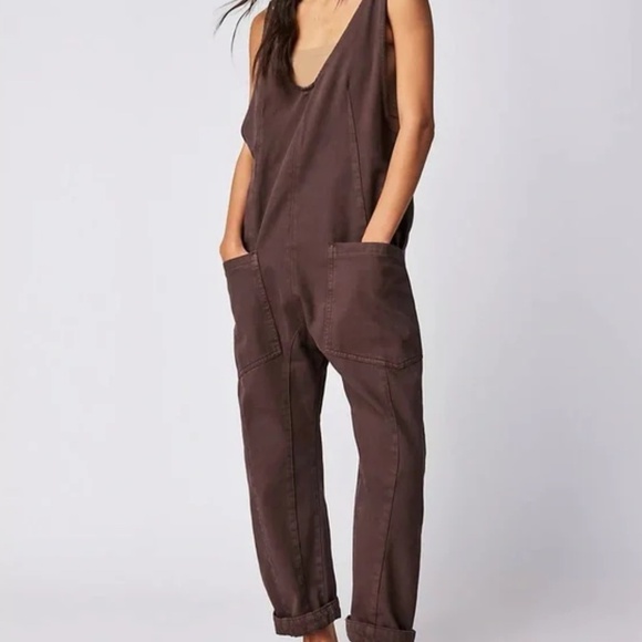 Free people high roller jumpsuit overalls - Picture 1 of 5